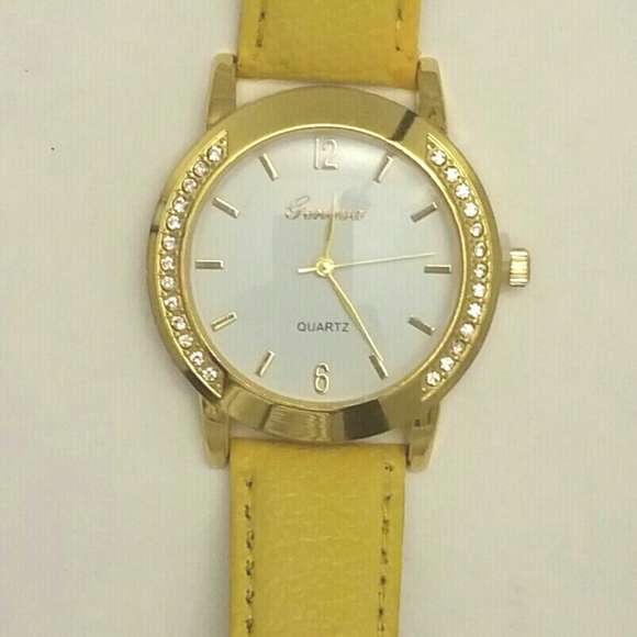 Yellow Luxury Watch, Summer Watch - Picture 5 of 6